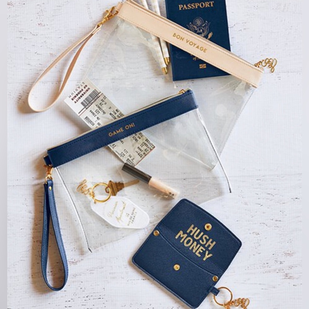 NWT! Clear Wristlets (Two Styles)